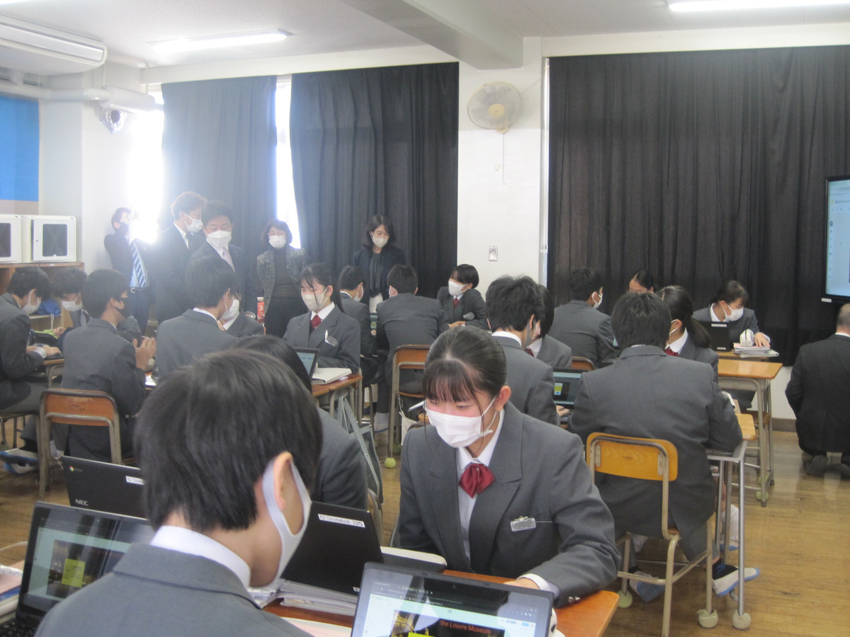 四季が丘中学校ブログ 学校訪問